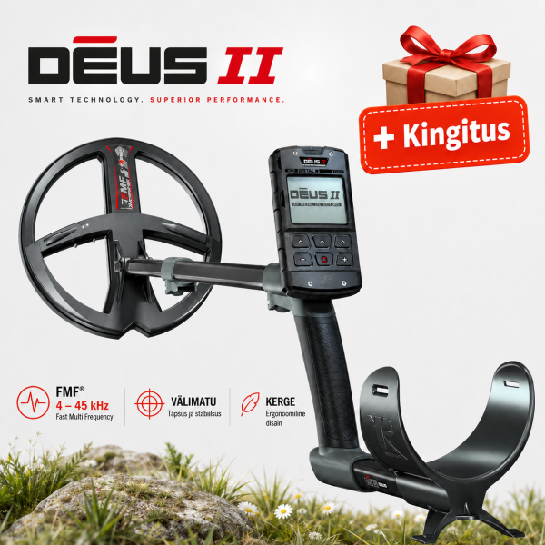 XP DEUS 2 FULL – Search Coil 28cm + Control + WS6 Headphones