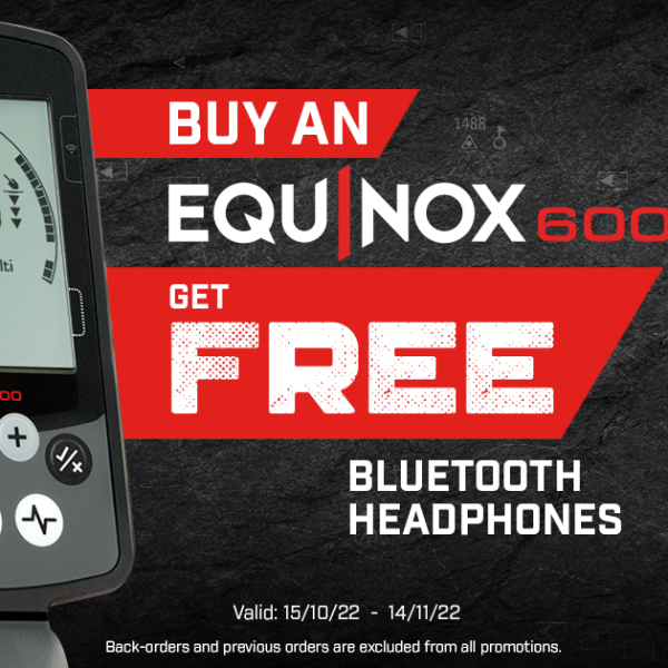 Minelab Equinox 600 + КАМПАНИЯ Bluetooth Wireless Headphones